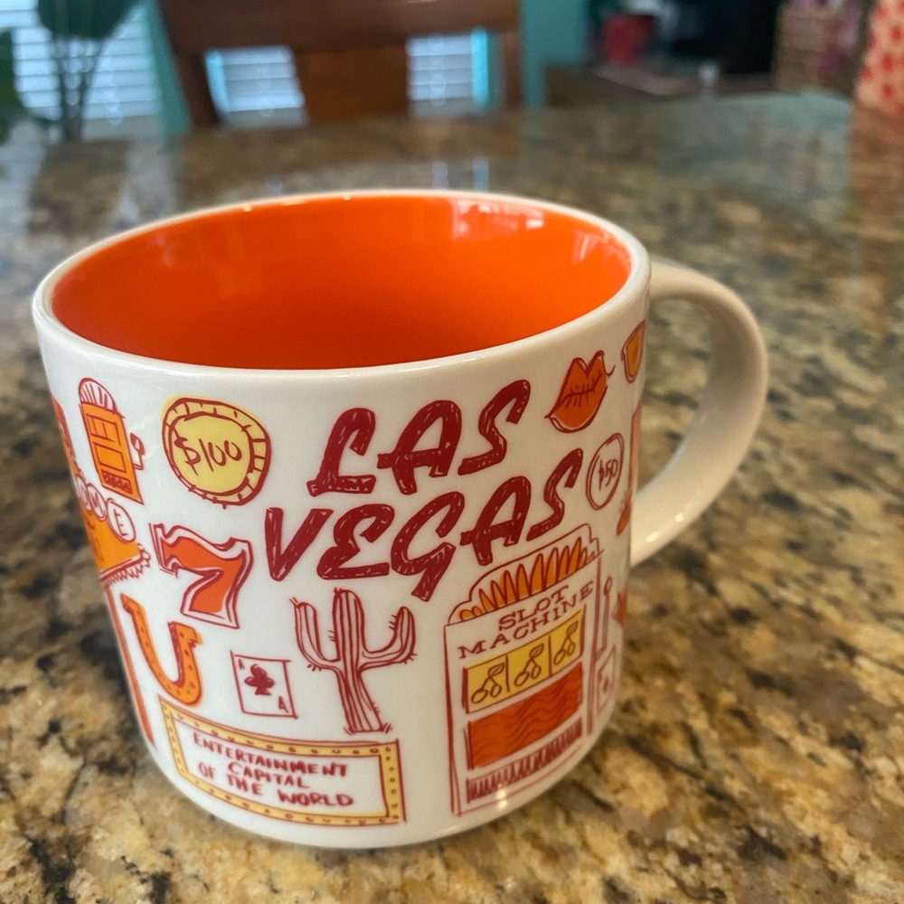 Starbucks Las Vegas been there Mug with Orange Interior- ships from Vegas!